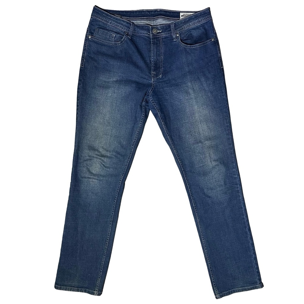Buffalo David Bitton Jackson-X Straight Stretch Jeans Men’s 36x34 Blue